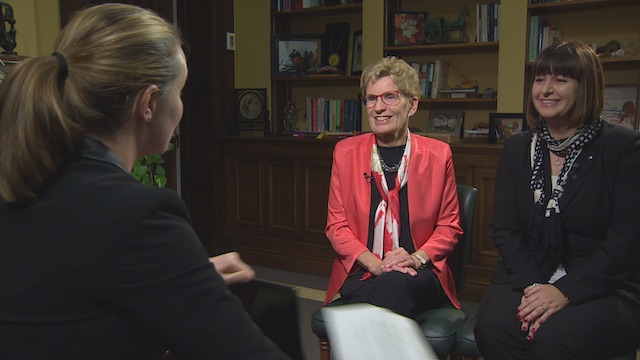 French language interview with Wynne